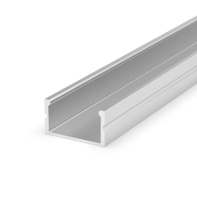 LED Profile in silber M13-2 100CM ohne Abdeckung für LED Streifen bis 20mm Breite