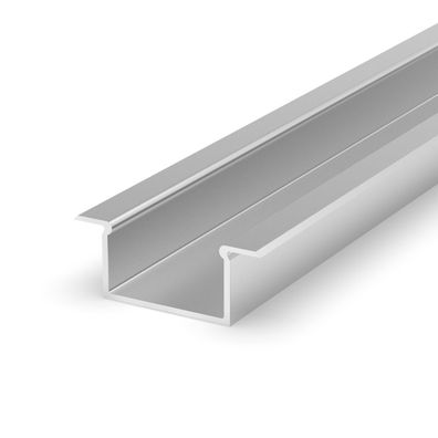 LED Profile in silber M14-2 100CM ohne Abdeckung für LED Streifen bis 20mm Breite