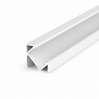 LED Profile in silber M3-1 100CM ohne Abdeckung für LED Streifen bis 13,4mm Breite