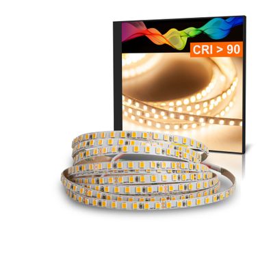 LED Strips Schmale 5mm breit Warmweiß (3000K) 18W 3 Meter 24V IP20 CRI 92