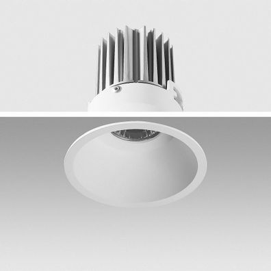 LED Einbaustrahler 2700K Warmweiß 9W 02-90C rund Ø 90mm