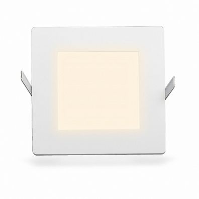 LED Einbaupanel eckig Warmweiß 1960LM 25W (W) Ø 250mm