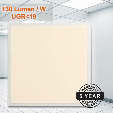 LED Einlegepanel 62x62 38W (W) 830 Warmweiß UGR19