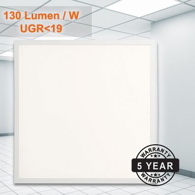 LED Einlegepanel 62x62 40W (W) 850 Weiß UGR19 universal dimmbar