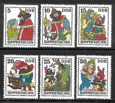DDR postfrisch Michel-Nummer 2187-2192
