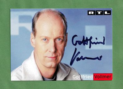 Gottfried Vollmer (dt. Schauspieler -Alarm für Cobra 11 ) - persönlich signiert