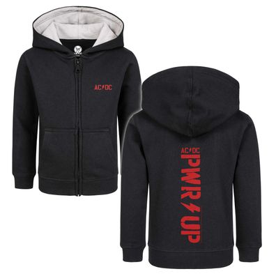 AC/ DC (PWR UP) - Kinder Kapuzenjacke-Zipper Organic NEU