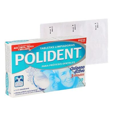Reiniger für Zahnersatz Polident (30 pcs)