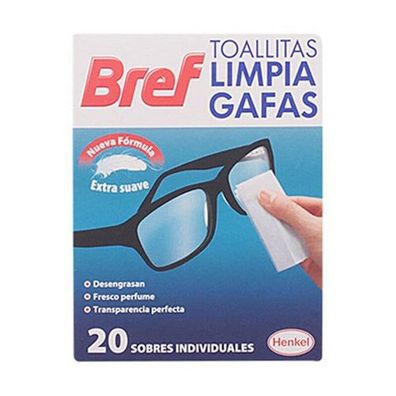 Feuchte Brillenputztücher Bref (20 uds)