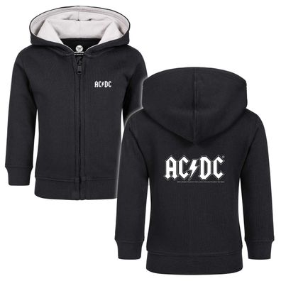 AC/ DC (Logo)-Baby Kapuzenjacke 100% Bio Baumwolle Organic NEU- New
