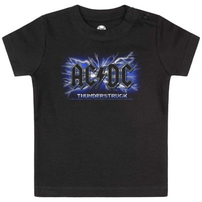 AC/ DC (Thunderstruck)-Baby T-Shirt 100% Bio Baumwolle Organic 100% offizielles Merch