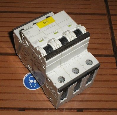 Leitungsschutzschalter LS Automat Sicherung C2 A Ampere 3polig Siemens 4001869181882
