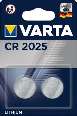 VARTA Knopfzelle CR2025 Electronics 2er