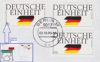 Germany BUND [1990] MiNr 1477 F29, II ( FDC ) [01] Plattenfehler