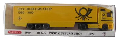 Post Museums Shop - 1989 bis 1999 - MB Actros 1843 - Sattelzug - von Wiking