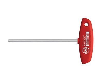 Wiha Stiftschlüssel mit Quergriff Sechskant glanzvernickelt (00916) 5 x 100 mm