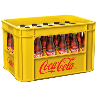 24x0,33l Coca-Cola zero Glasflasche - Mehrweg -