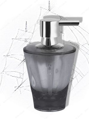 Seifenspender Max Light Acrylic Grau/ Grey Soap dispenser