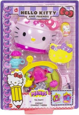Hello Kitty and Friends Minis Spielset Teeparty in Schatulle Mattel GVB31