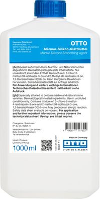 Otto Marmor-Silicon-Glättmittel 1 L Für Naturstein-Silicon Silikon-Fugen S117