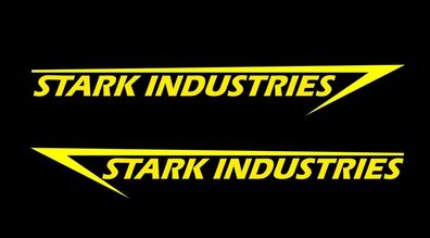 2 X Stark Industries, Aufkleber, Iron man Sticker