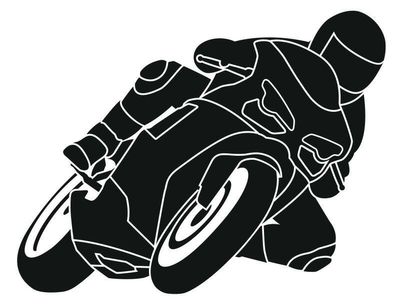 Motorrad Auto Aufkleber Ducati 1098 1198 Motorradfahrer Schräglage