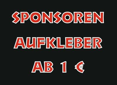 Motorsport Sponsoren Aufkleber Racing Set für Motorrad