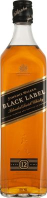 Johnnie Walker Black Label Whisky 0,7l trocken