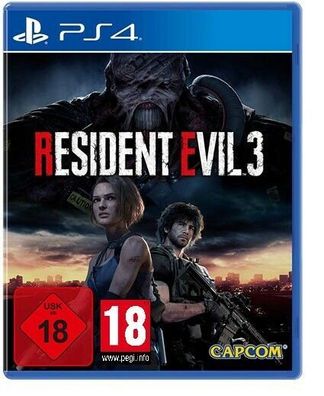 Resident Evil 3 Remake uncut Lenticular 3D Cover PS4