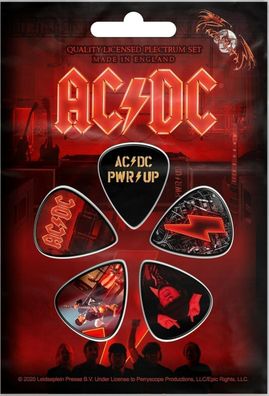 AC/ DC PWR UP Plektrum Pack Offiziell lizensiert