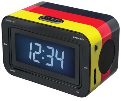 Bigben Radiowecker RR30 Deutschland Dual Alarm LCD Display FM UhrenRadio Uhr