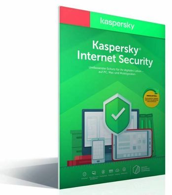 Kaspersky Internet Security 2022 3 PC / 1 Jahre Multi - Upgrade neu Installation