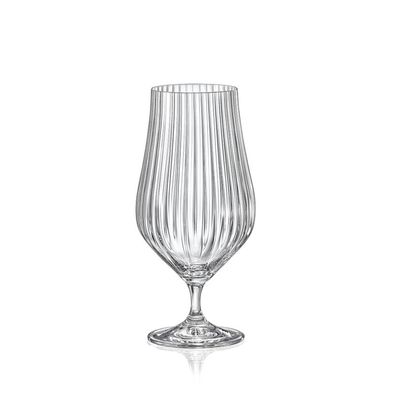 Bohemia Biergläser Kristallglas Bierlas Tulipa Optic 540 ml 6er Set