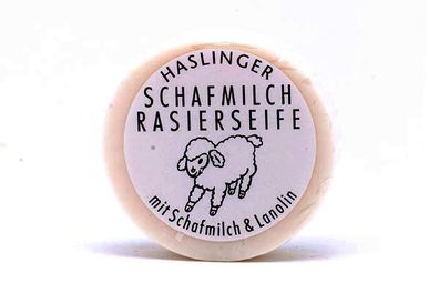 Haslinger Schafmilch Rasierseife, 60 g Art. Nr. 6065