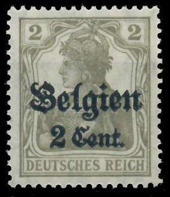 BES. 1WK Landespost Belgien Nr 10 postfrisch X45A69A
