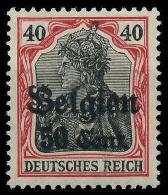 BES. 1WK Landespost Belgien Nr 20a postfrisch X45A836