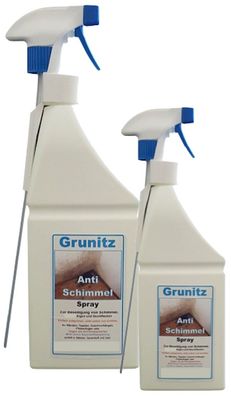 Grunitz Schimmelspray Chlorhaltig - Schimmelstopp Schimmelentferner Pilz Algen