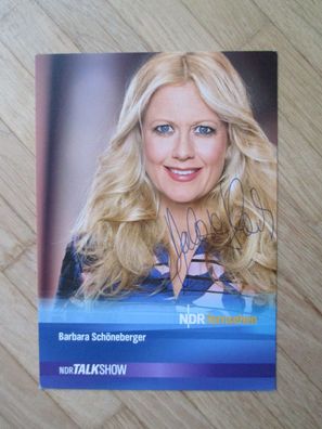NDR Fernsehstar Barbara Schöneberger - handsigniertes Autogramm!!!
