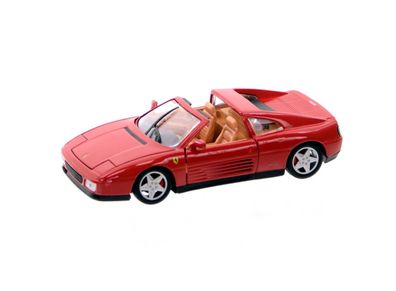 Bburago 18-26526 - Modellauto - Ferrari 348 TS (rot, Maßstab 1:24) Auto Cabrio