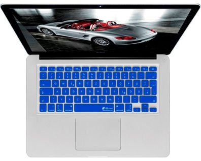 KB TastaturAbdeckung SchutzCover Deutsch DE QWERTZ Skin für MacBook Pro / Air