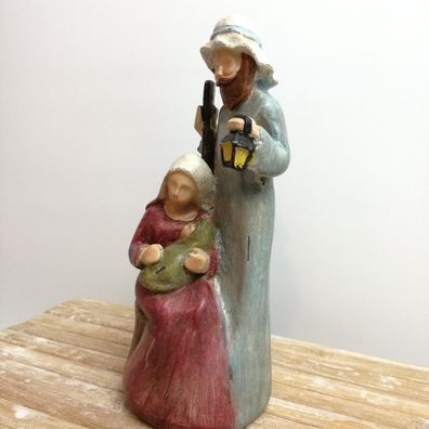 Krippenfigur Clayre&Eef 6PR0837 20 cm Maria Josef Baby Jesus Weihnachten