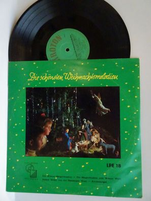 10" LP Vinyl Elite LPE18 Die schönsten Weihnachtsmelodien Wiener Sängerknaben Rethy