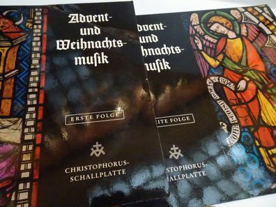 10" LP Vinyl Christophorus Advent und Weihnachtsmusik 1. + 2. Folge Palestrina Kreis
