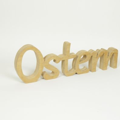 Schriftzug Ostern Holz DIY 38cm Handmade