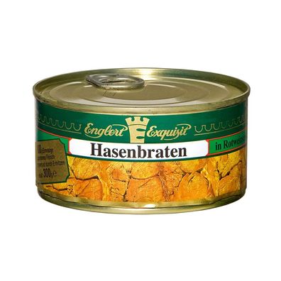 Hasenbraten in Rotweinsauce