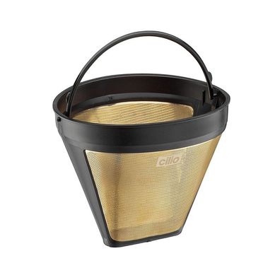 Cilio Kaffee Dauerfilter mit Goldauflage