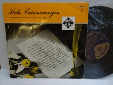 10" LP Vinyl Telefunken Liebe Erinnerungen Tanzmelodien Will Meisel Peter Kreuder
