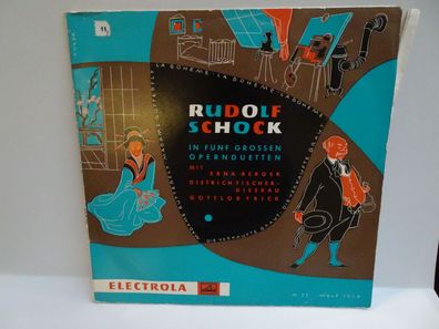 10" LP Vinyl Electrola Rudolf Schock in 5 großen Opernduetten Erna Berger...