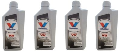 4 x 1L (4 Liter) Valvoline VR1 RACING Motoröl Öl - SAE 10W-60 Oil 10W60 +