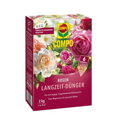 COMPO Rosen Langzeit-Dünger neu, 2 kg